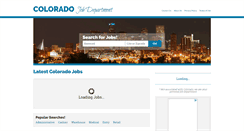 Desktop Screenshot of coloradojobdepartment.com